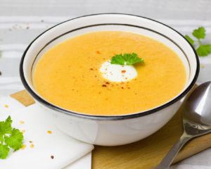 Carrot lemon ginger soup by Purefoods Doctor