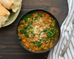 French Lentil and Spinach Soup recipe by Purefoods Doctor